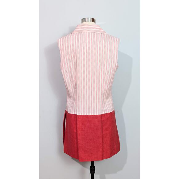 Country Miss Red/White 60s Romper - Picture 4 of 8